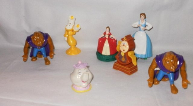 Preview of the first image of collection of McDonalds toys Beauty and the Beast 1998 colle.