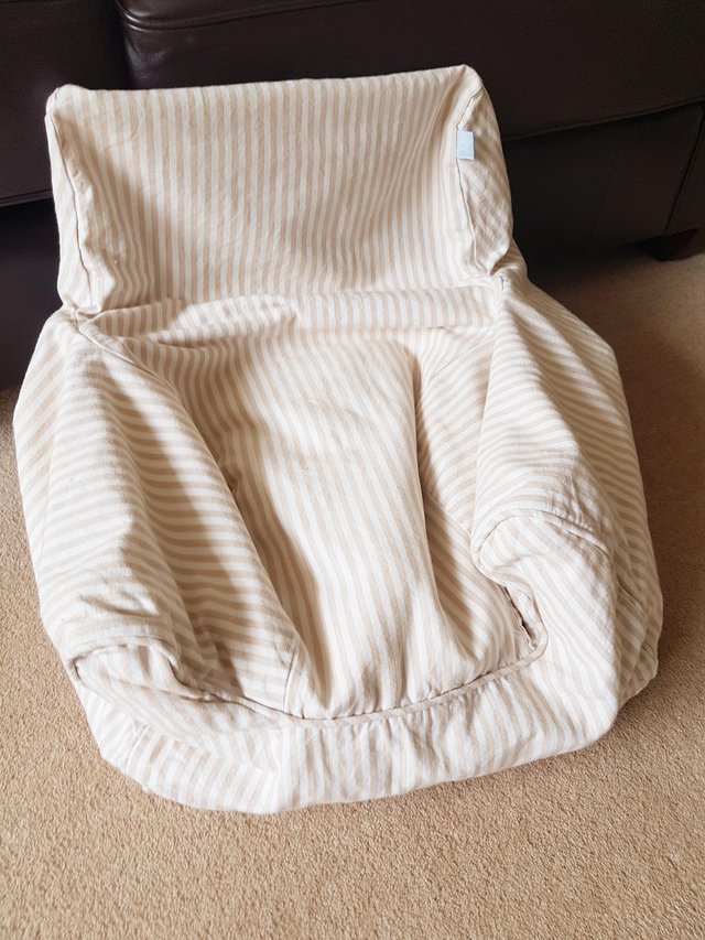 Preview of the first image of Jojo maman bebe baby beanbag chair.