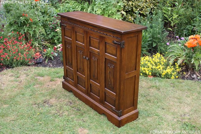 Image 48 of AN OLD CHARM LIGHT OAK CD STORAGE CABINET LAMP PHONE TABLE