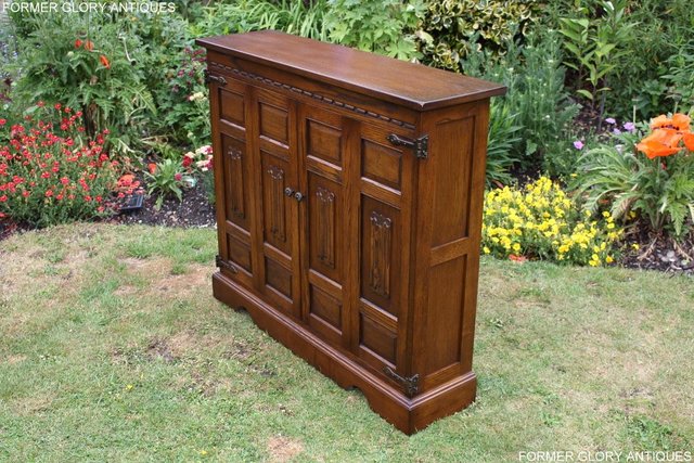 Image 64 of AN OLD CHARM LIGHT OAK CD STORAGE CABINET LAMP PHONE TABLE