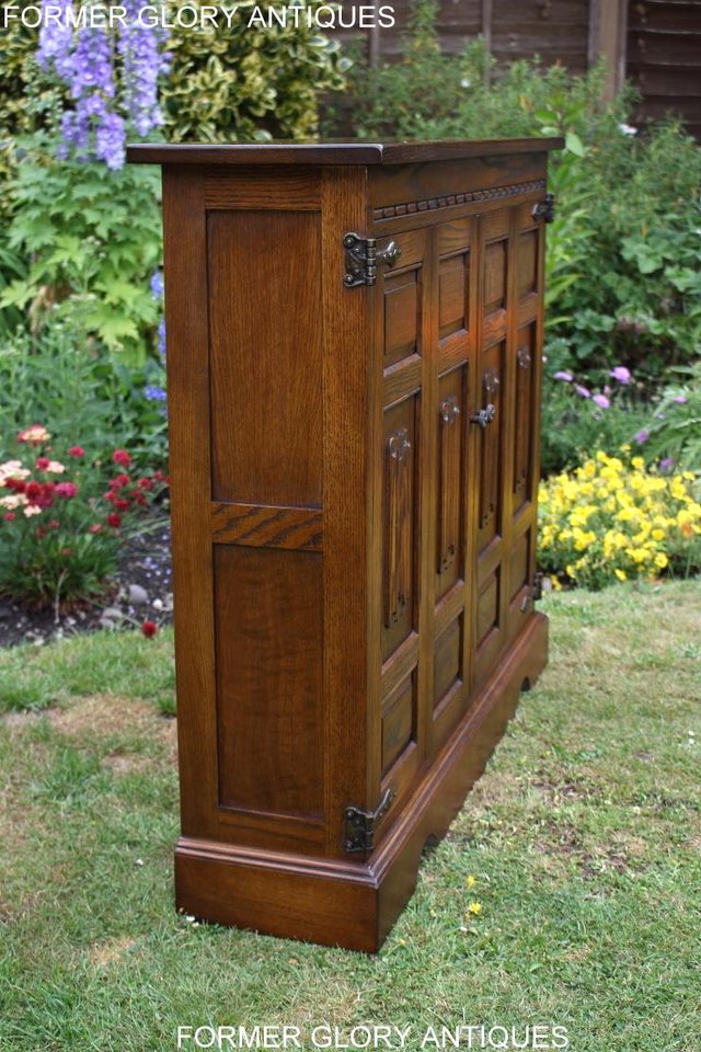 Image 66 of AN OLD CHARM LIGHT OAK CD STORAGE CABINET LAMP PHONE TABLE