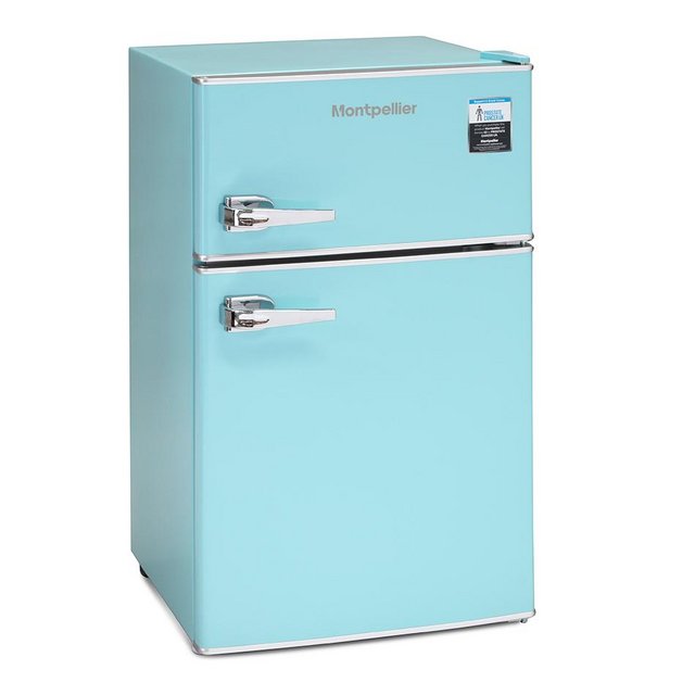 Preview of the first image of MONTPELLIER UNDERCOUNTER RETRO PURE BLUE FRIDGE-ICEBOX-NEW.