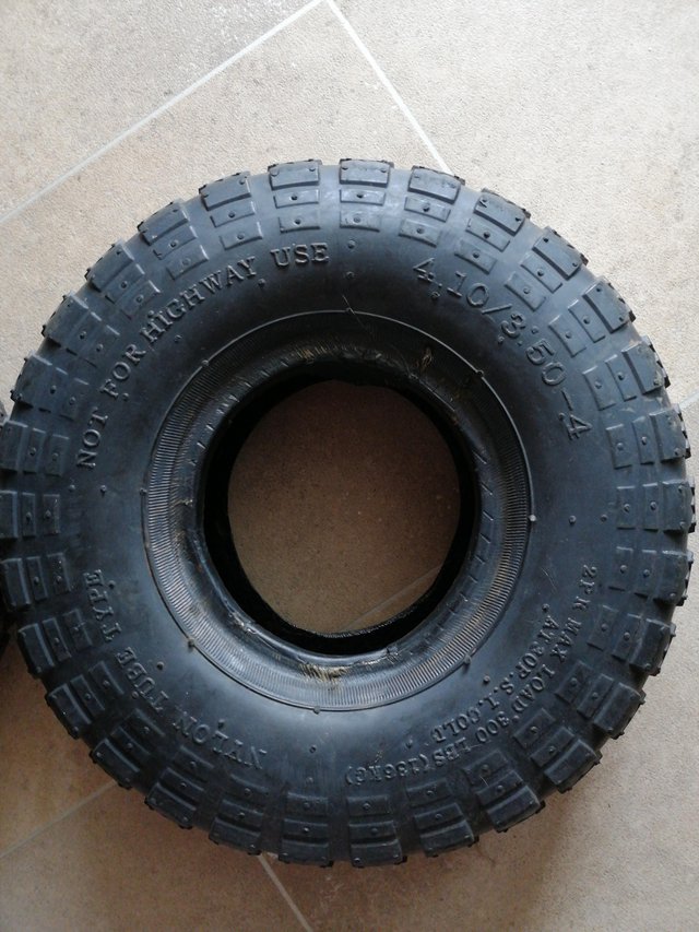 Preview of the first image of Go kart or Wheelbarrow tyres..