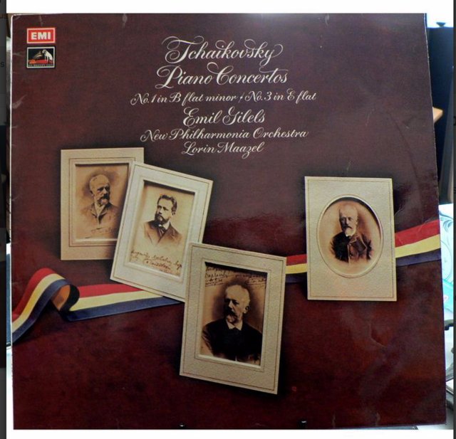 Preview of the first image of Tchaikovsky Piano Concertos - Emil Gilels (Piano).