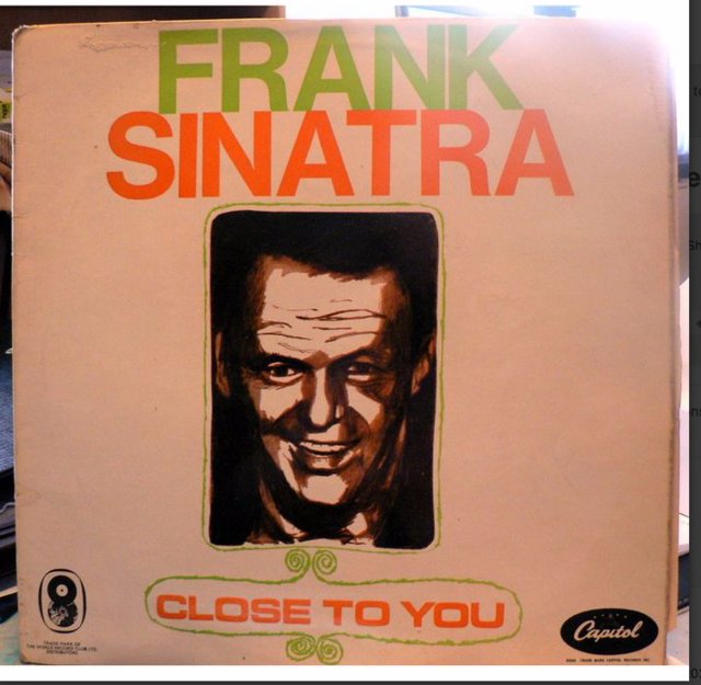 Preview of the first image of Frank Sinatra - Close To You 1966 Capitol/World Record Club.