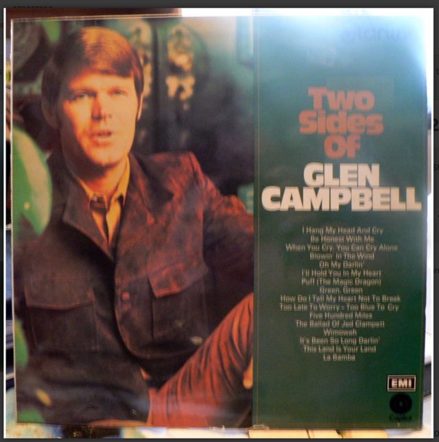 Preview of the first image of Two Sides Of Glen Campbell - 1972 - Capitol SRS 5142.
