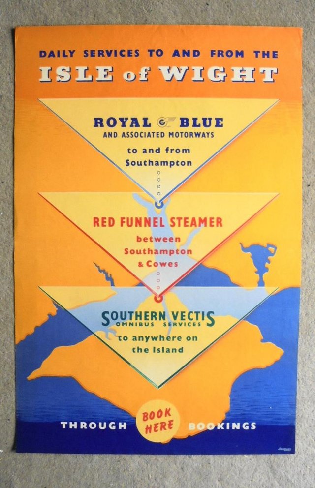 Preview of the first image of 1960s Southern Vectis-Royal Blue poster.