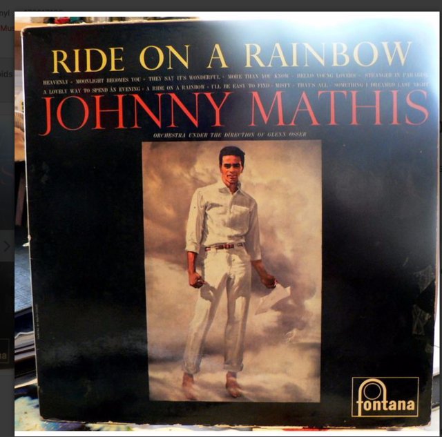 Preview of the first image of Johnny Mathis - Ride On A Rainbow - Fontana TFL 5061.