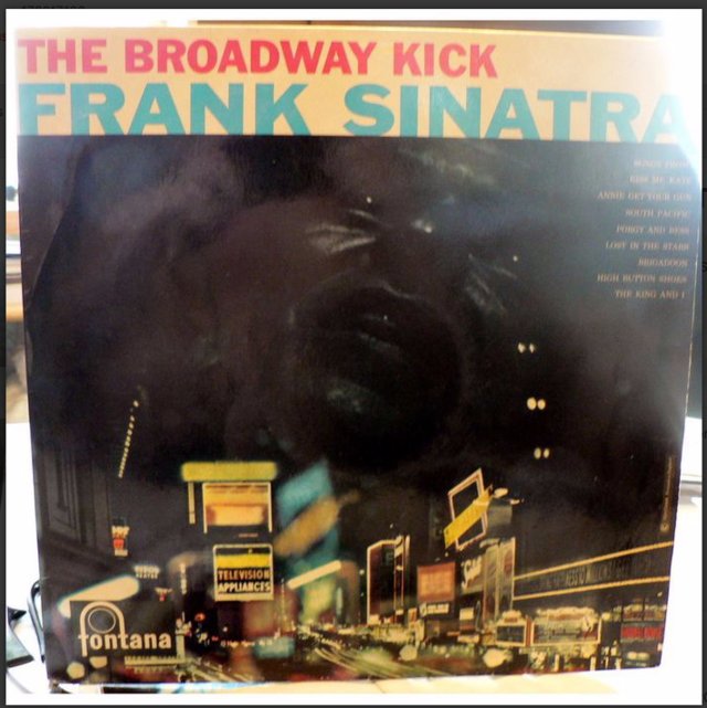 Preview of the first image of Frank Sinatra - The Broadway Kick - 1959 - Fontana TFL 5054.