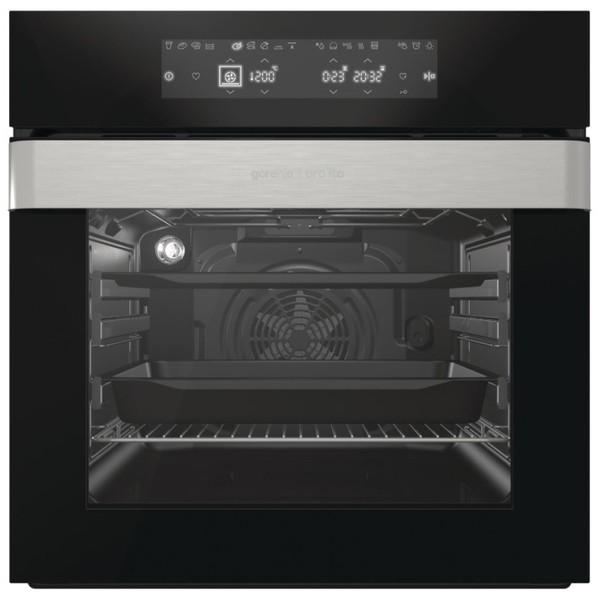 Preview of the first image of GORENJE SINGLE OVEN-65L JET BLACK-MULTIFUNCTIONAL OVEN-SUPER.