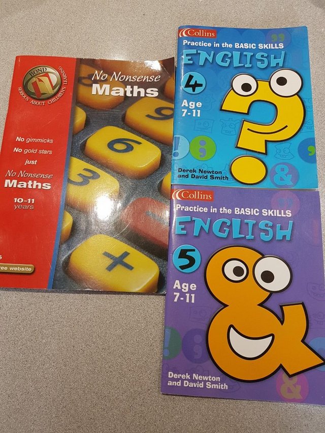 Preview of the first image of Maths and English KS2 books`.