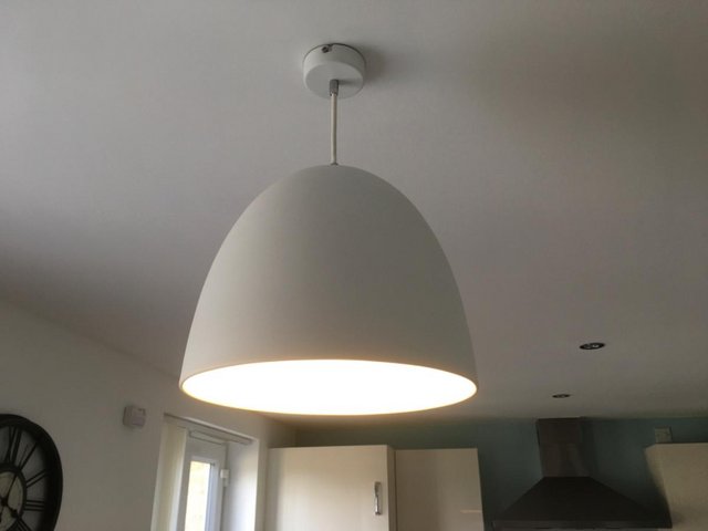 Image 3 of A choice of three modern metal pendant light fittings