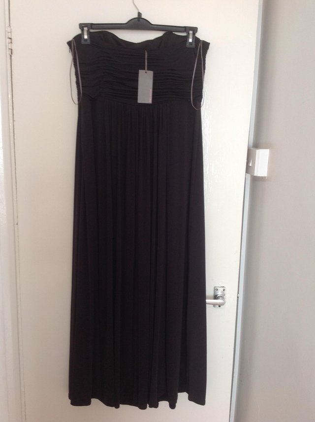Image 3 of John Lewis Strapless Black Dress Size 18 BNWT
