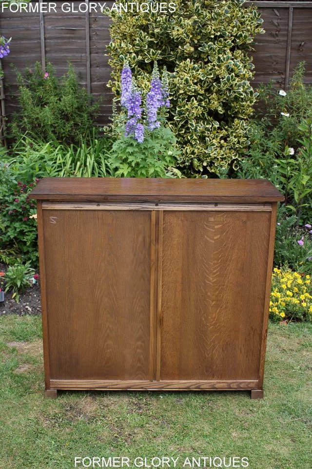 Image 43 of AN OLD CHARM LIGHT OAK DVD CD STORAGE CABINET BOOKCASE TABLE