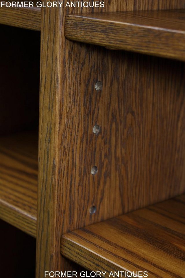 Image 65 of AN OLD CHARM LIGHT OAK DVD CD STORAGE CABINET BOOKCASE TABLE