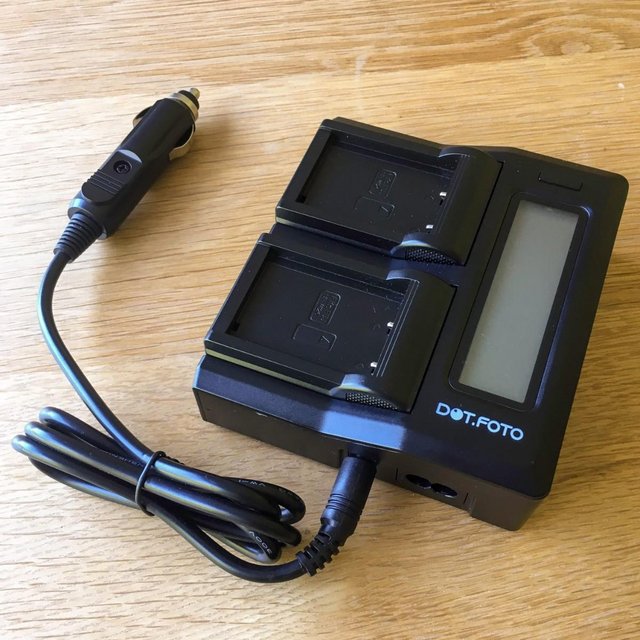 Preview of the first image of Dual Battery Charger for Fujifilm NP-W126 batteries.