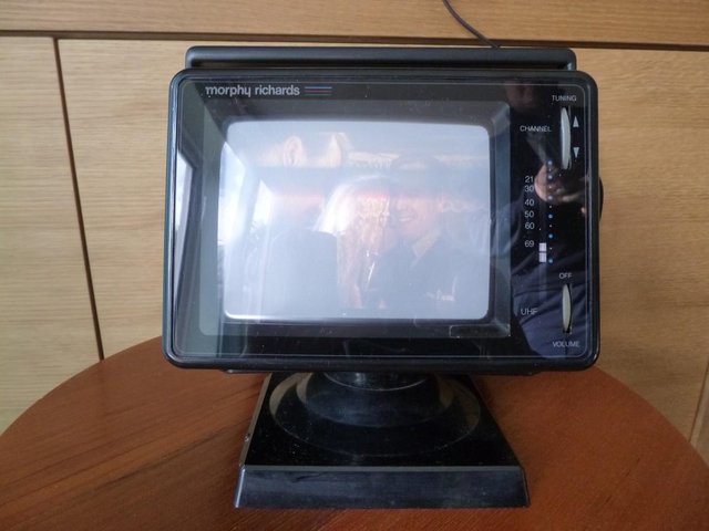 Preview of the first image of Vintage Morphy Richards 6" Colour TV/Monitor Model CT870.
