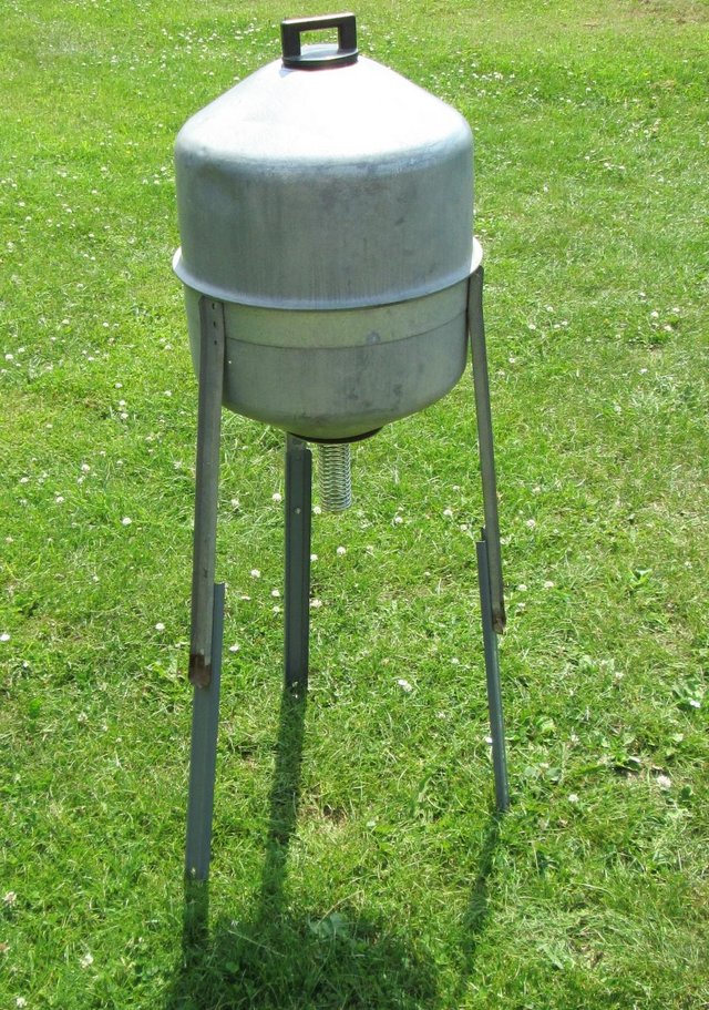 Preview of the first image of Galvanised Game Bird Feeder.