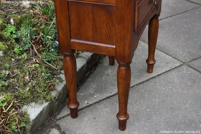 Image 59 of AN OLD CHARM MINUET LIGHT OAK CHINA DISPLAY CABINET STAND