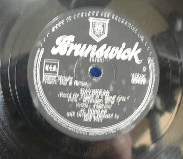 Image 2 of Al Hibbler - unchained melody/daybreak 78 rpm Brunswick