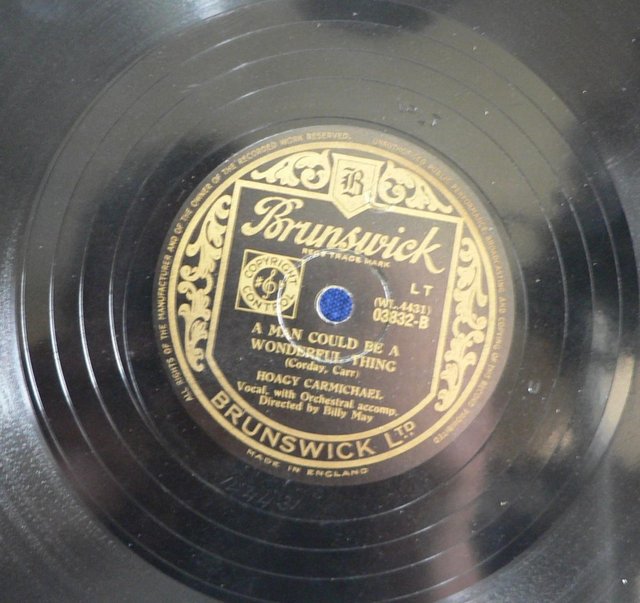 Preview of the first image of Hoagy Carmichael - A Man Could Be A Wonderful Thing - 78 rpm.
