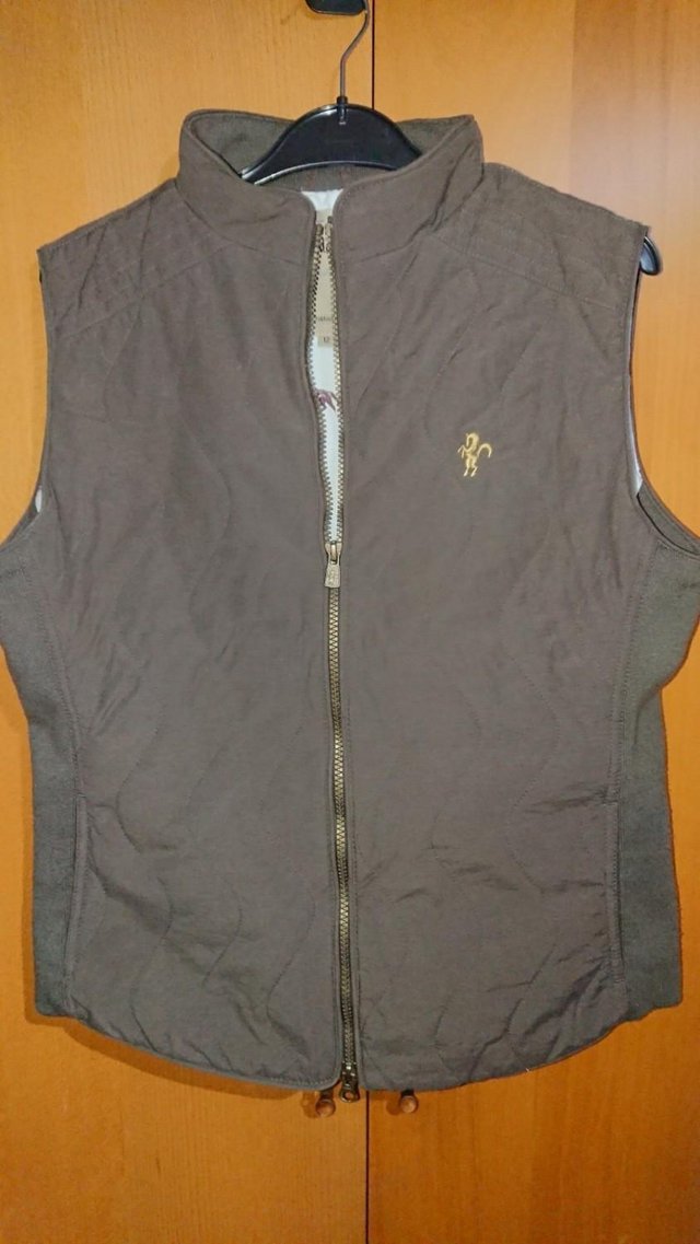 Preview of the first image of Ladies Caldene Country Gilet Size 12 Colour Mushroom/brown.