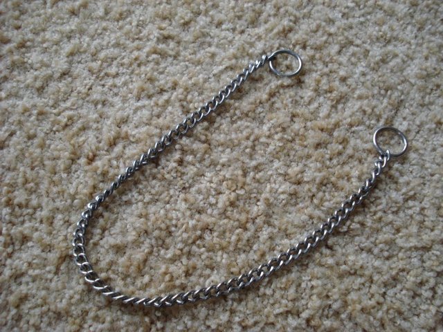 Preview of the first image of CHAIN DOG COLLAR 48.5 cm approx..
