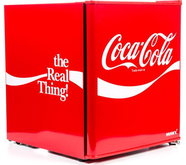 Preview of the first image of HUSKY COCA COLA RED MINI FRIDGE-43LITRES-40 CANS-A+-NEW-WOW.