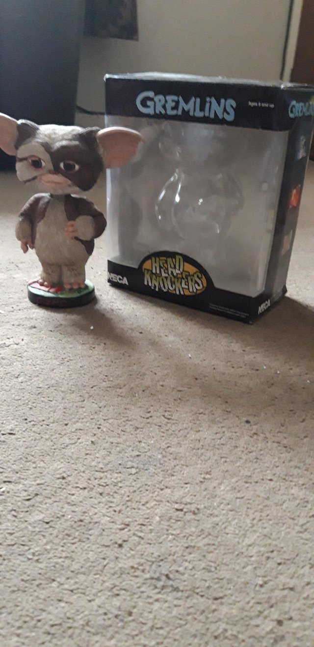 Preview of the first image of Neca Gremlins Gizmo Headknocker Boxed.