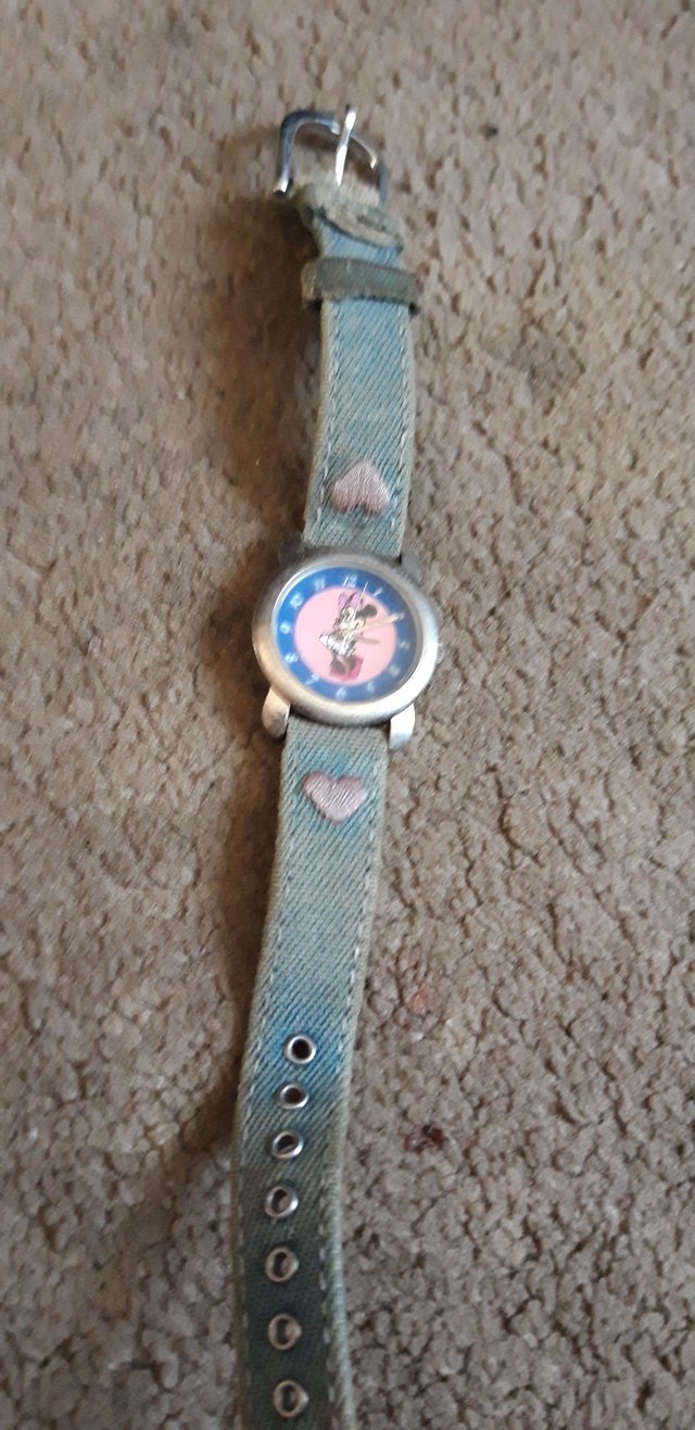 Preview of the first image of Disney Time Works Minnie Mouse Watch.