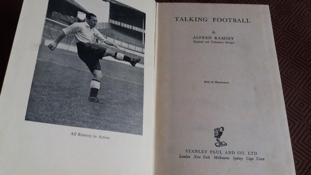 Preview of the first image of TALKING FOOTBALL BY ALF RAMSEY.