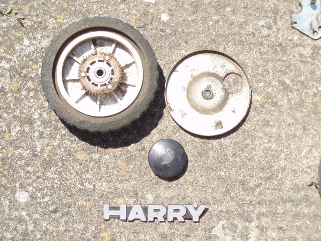 Preview of the first image of Harry Lawnmower Rear Drive Wheel - 2 available.