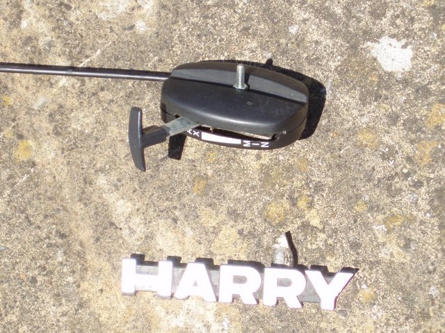 Preview of the first image of Harry Lawnmower throttle and cable.