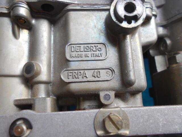 Image 2 of Carburetors Dell' Orto FRPA40S with manifold
