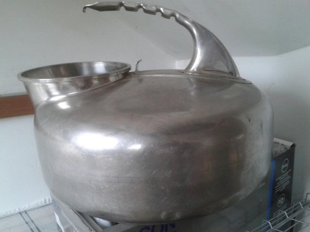 Preview of the first image of Stainless Steel Belgium 20 Litre Milk Churn, Planter, Kettle.