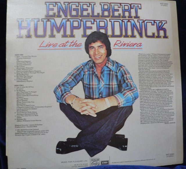 Image 2 of Engelbert Humperdinck – Live At The Riviera - MFP 1977