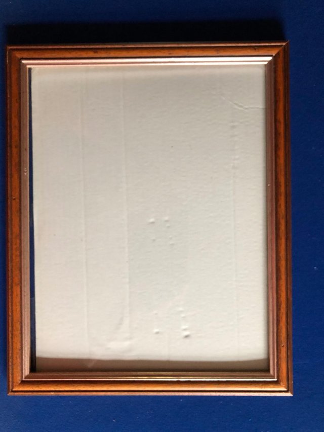 Preview of the first image of WOODEN PICTURE FRAME WITH GLASS.