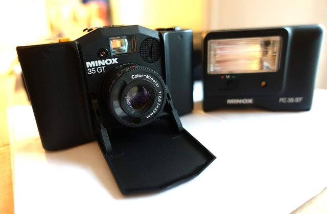 Preview of the first image of Minox 35GT Camera + Minox FC35 ST Flash.