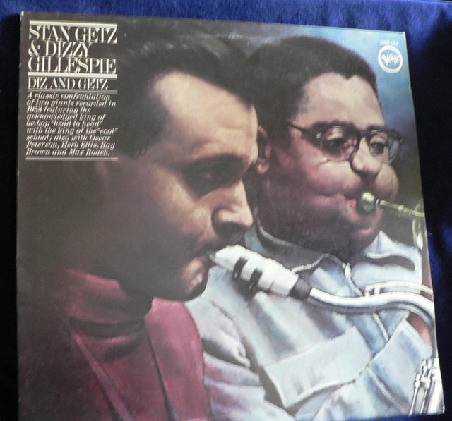 Preview of the first image of Stan Getz & Dizzy Gillespie – Diz And Getz - LP 1977.