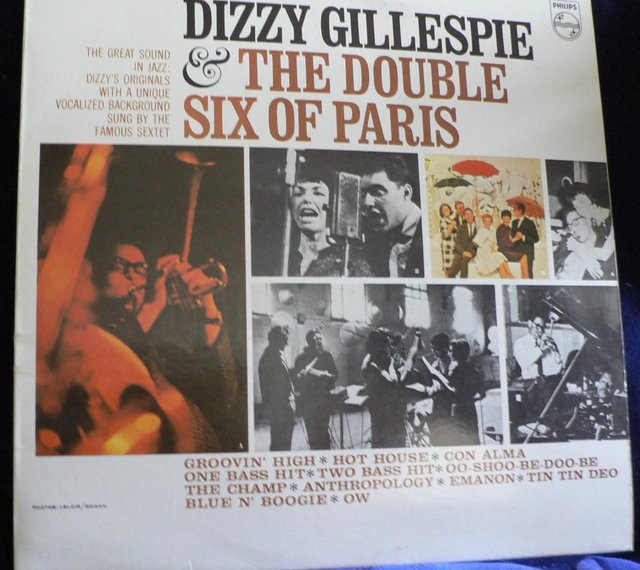 Preview of the first image of Dizzy Gillespie - Dizzy Gillespie & The Double Six Of Paris.