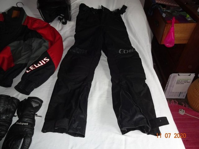 Image 2 of MOTORCYCLE JACKET PLUS RIDING GEAR