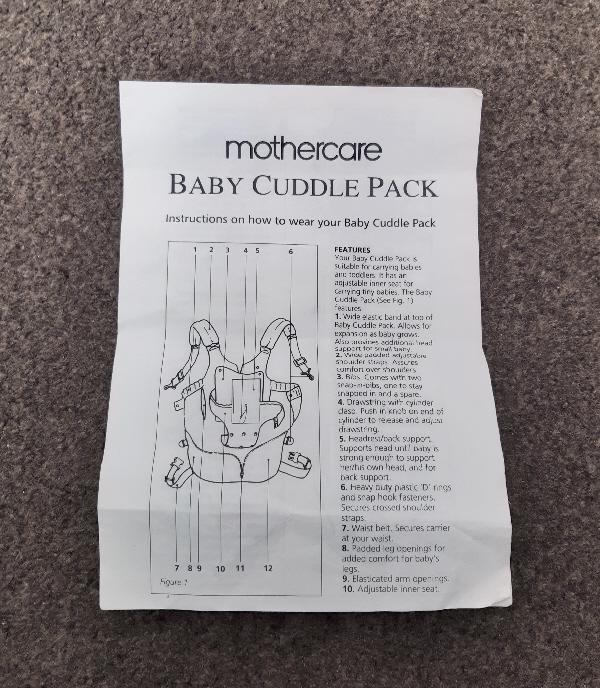 Image 3 of Mothercare Baby Cuddle Pack - Suitable For Very Young Babies