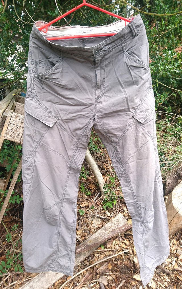 Preview of the first image of Fat Face Cargo Trousers 34L.