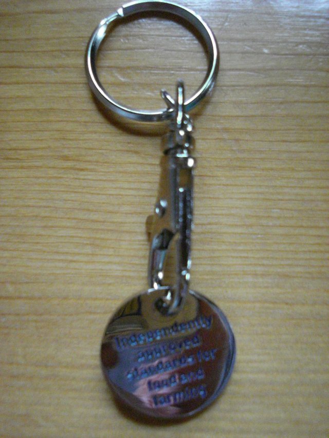 Image 2 of NEW TROLLEY COIN KEYRING – NEVER BE WITHOUT A “£1 COIN”