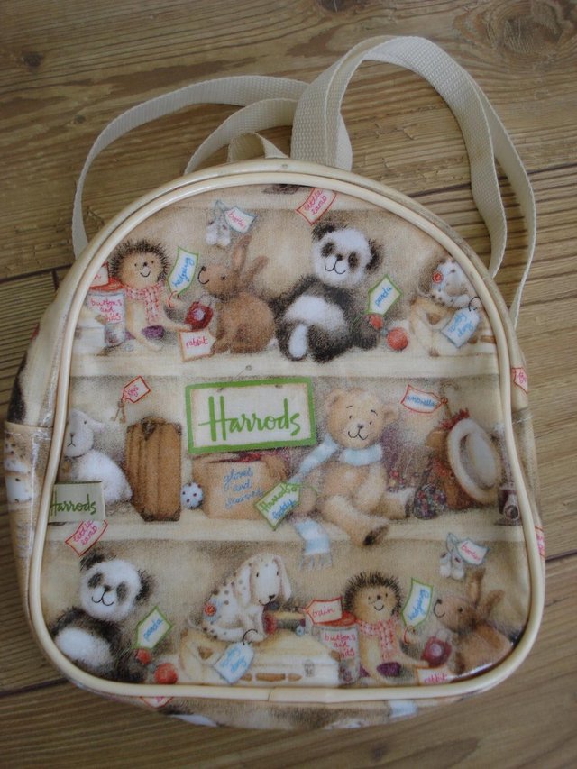Preview of the first image of NEW CHILDRENS UNISEX MINI RUCKSACK/BACKPACK FROM HARRODS.
