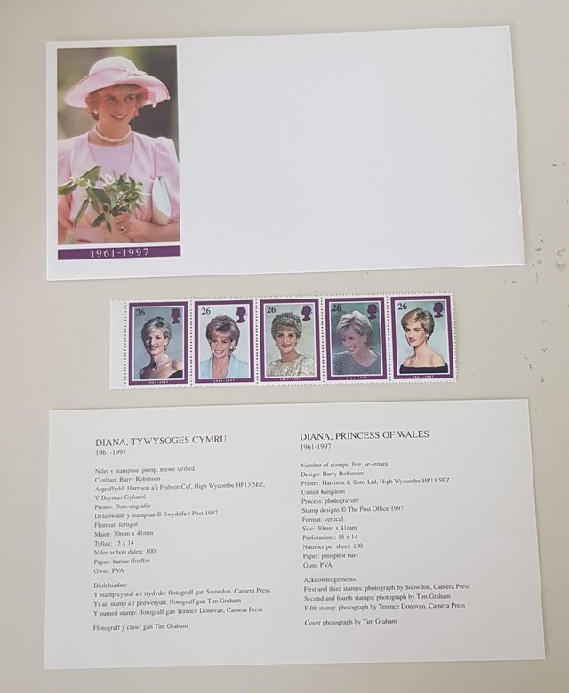 Image 2 of FDC - UK - Diana x1 (Blank) (After Death) 03 Feb 1998
