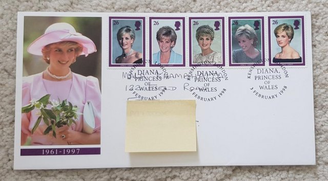 Preview of the first image of FDC - UK - Diana x1 (Address) (After Death).