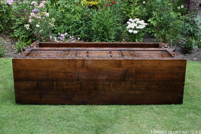Image 35 of A TITCHMARSH AND GOODWIN CARVED OAK DRESSER BASE SIDEBOARD