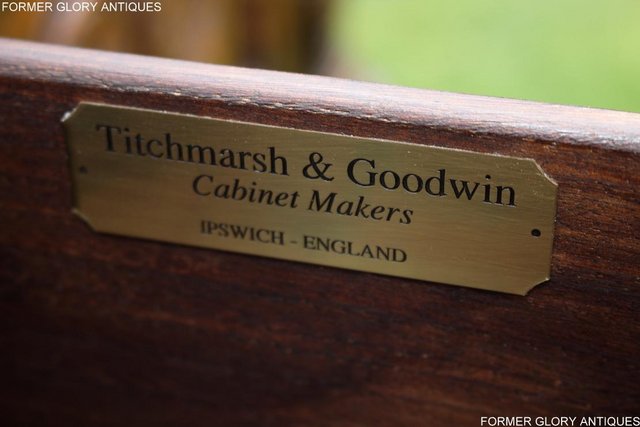 Image 36 of A TITCHMARSH AND GOODWIN CARVED OAK DRESSER BASE SIDEBOARD