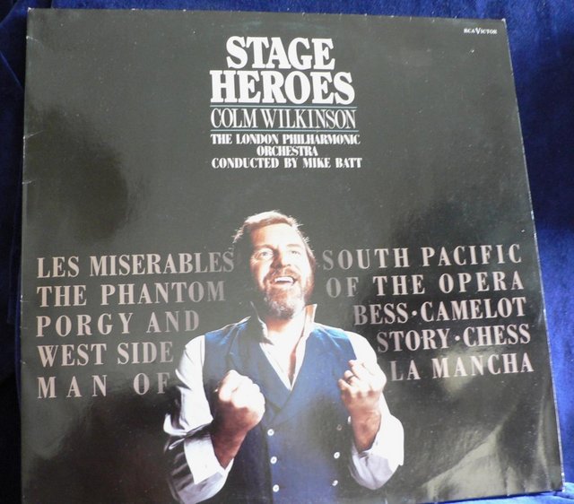 Preview of the first image of Colm Wilkinson - Stage Heroes - RCA Victor 1989.